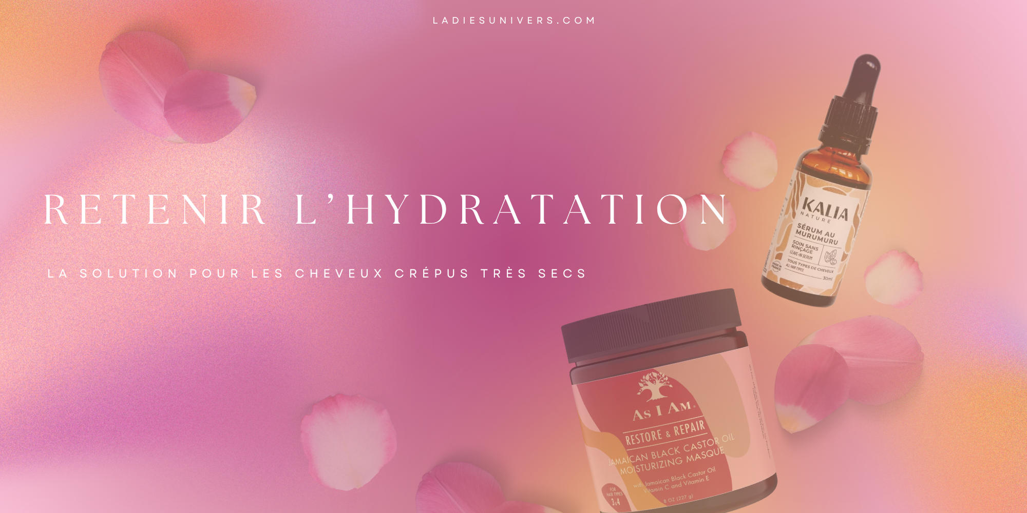 Comment retenir l'hydratation des cheveux crépus très secs