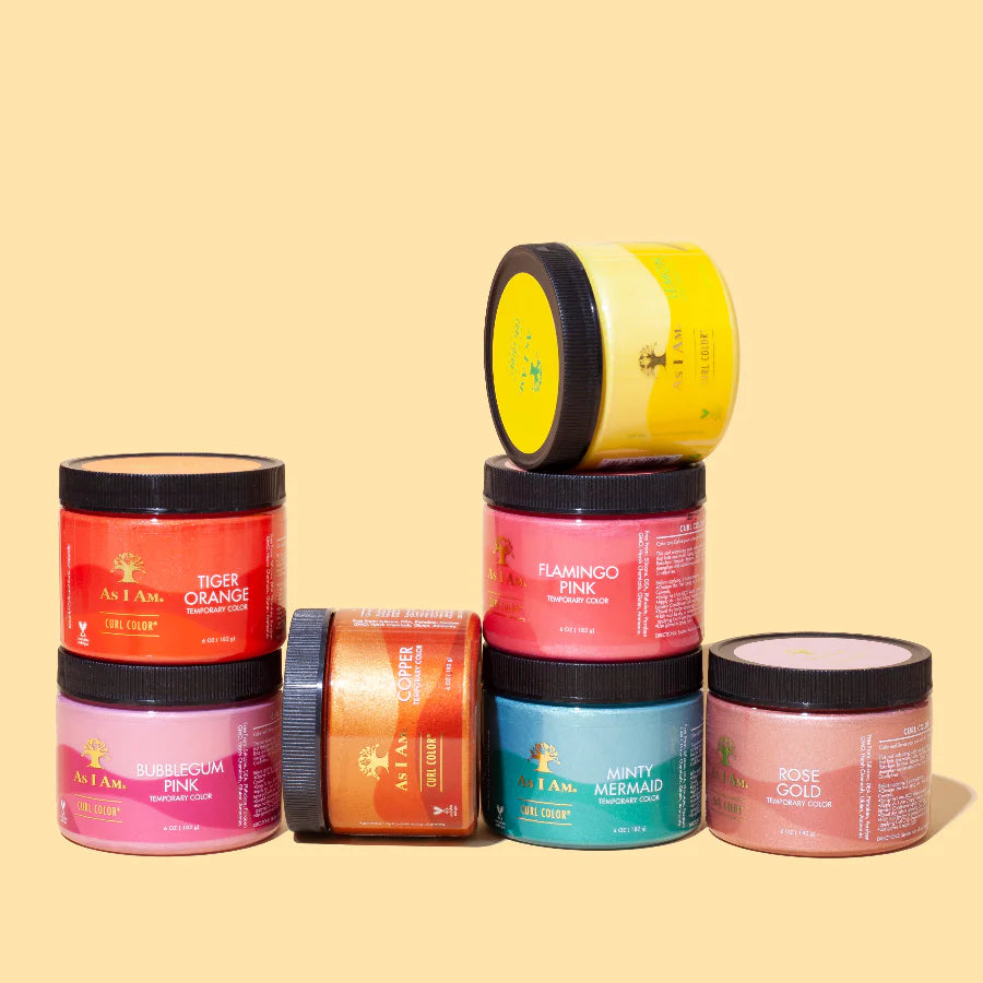 Gelée Colorante Temporaire As I Am Curl Color – Rose Gold (182 g)