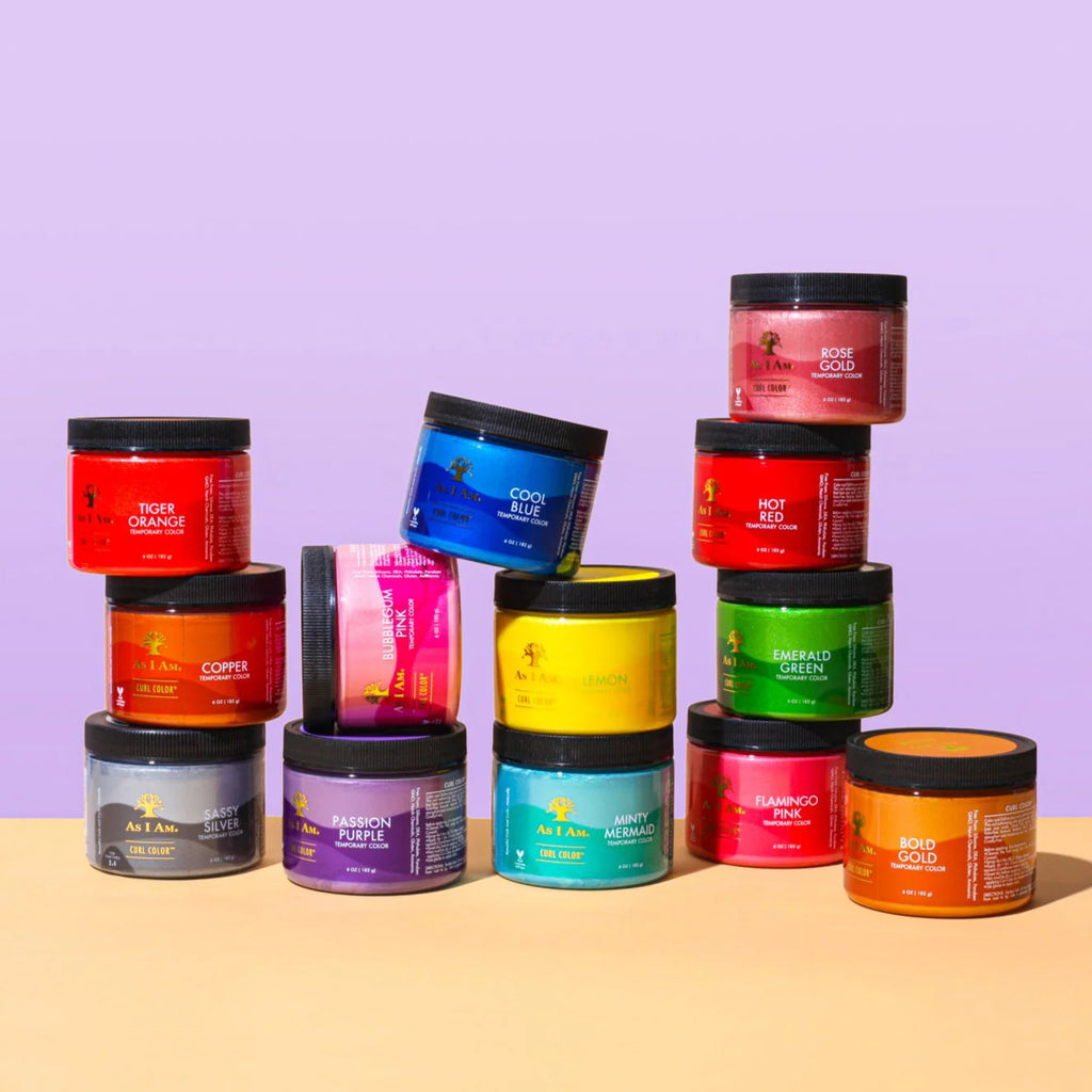Gelée Colorante Temporaire As I Am Curl Color – Passion Purple (182 g)
