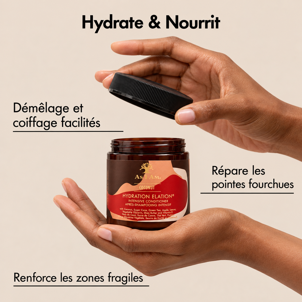 Masque Hydratant As I Am Coconut – Hydration Elation