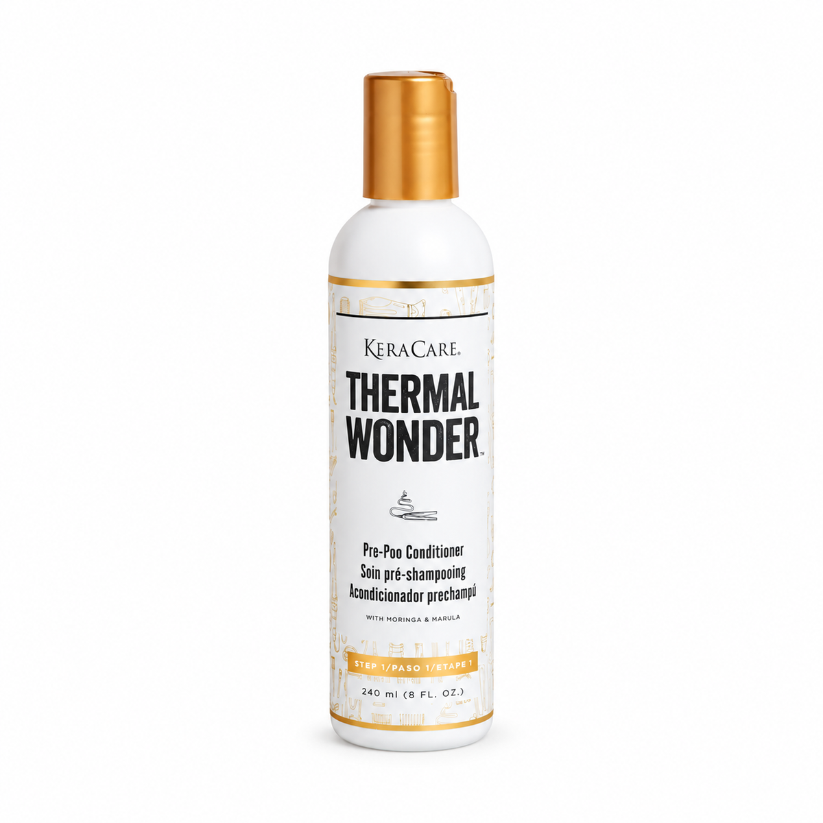 Soin Pré-Shampoing – KeraCare Thermal Wonder Pre-Poo Conditioner (240 ml)