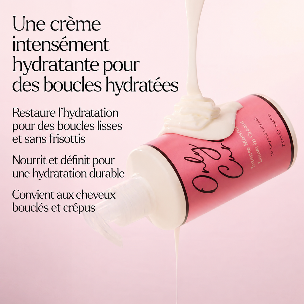 Crème Sans Rinçage Only Curls – Intense Moisture Leave-in Cream (250 ml)