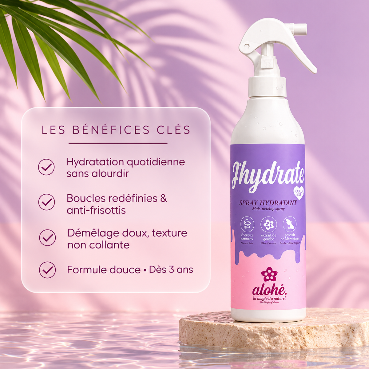 Spray Hydratant au Gombo – Alohé (250 ml)