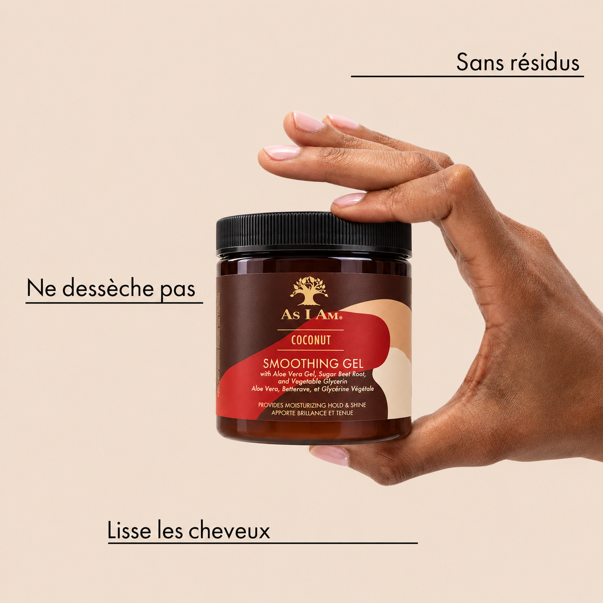 Gel Lisseur de Bordures As I Am – Coconut – Smoothing Gel (227 g)