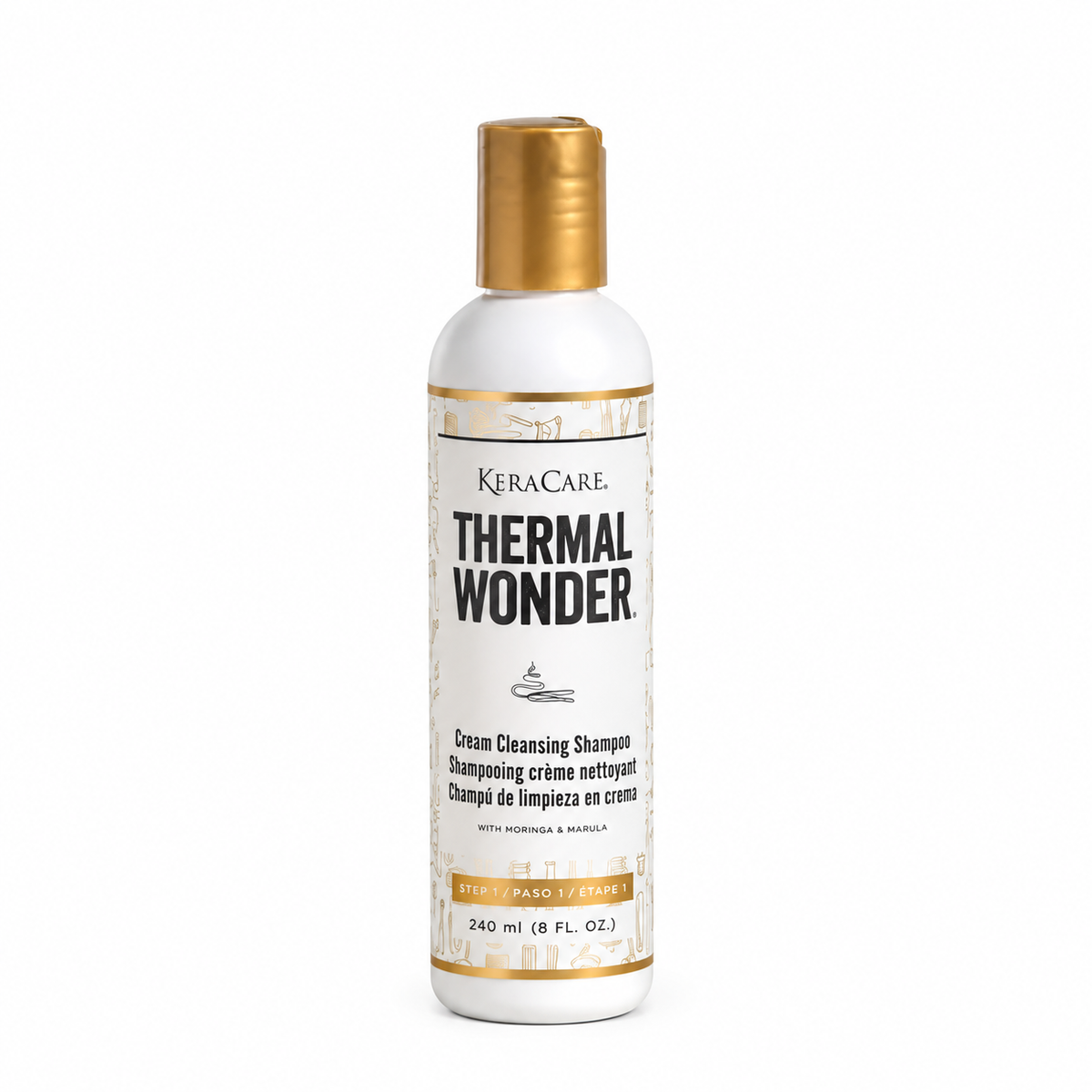 Shampoing Crème Nettoyant – KeraCare Thermal Wonder Cream Cleansing Shampoo (240 ml)