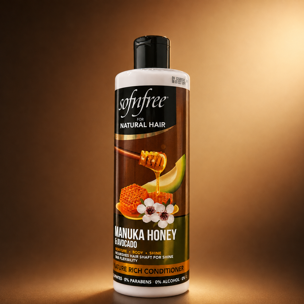 Moisture Rich Conditioner – Sofnfree Manuka Honey & Avocado (350 ml)