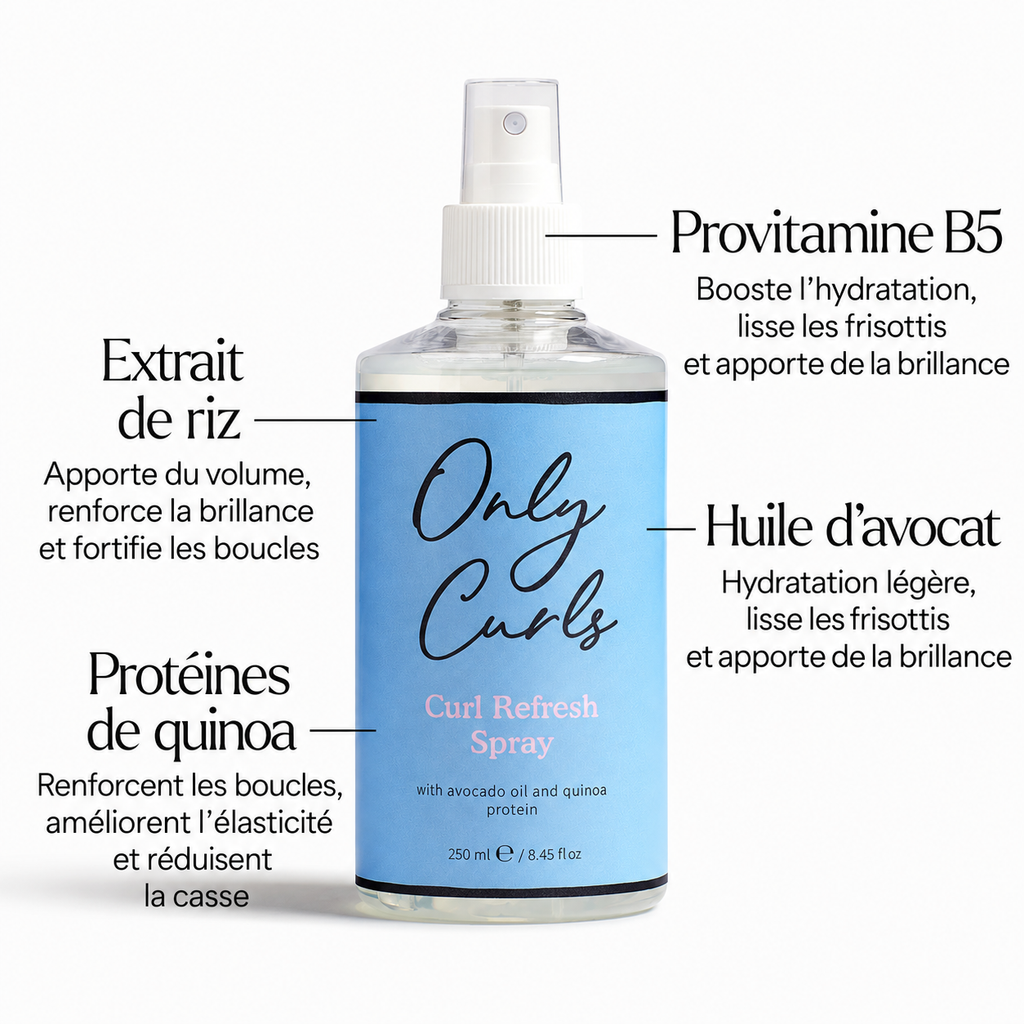 Spray Rafraîchissant Boucles Only Curls – Refresh Spray (250 ml)
