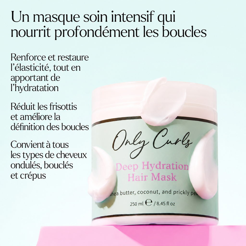Masque Hydratant Intense – Only Curls Deep Hydration Hair Mask (250 ml)