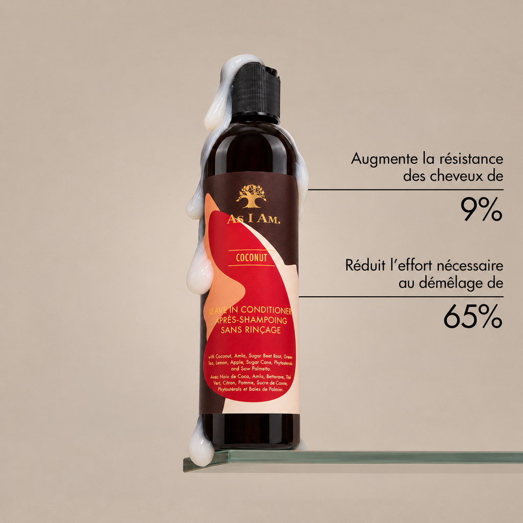 Soin Sans Rinçage As I Am Coconut – Leave-In Conditioner (237 ml)