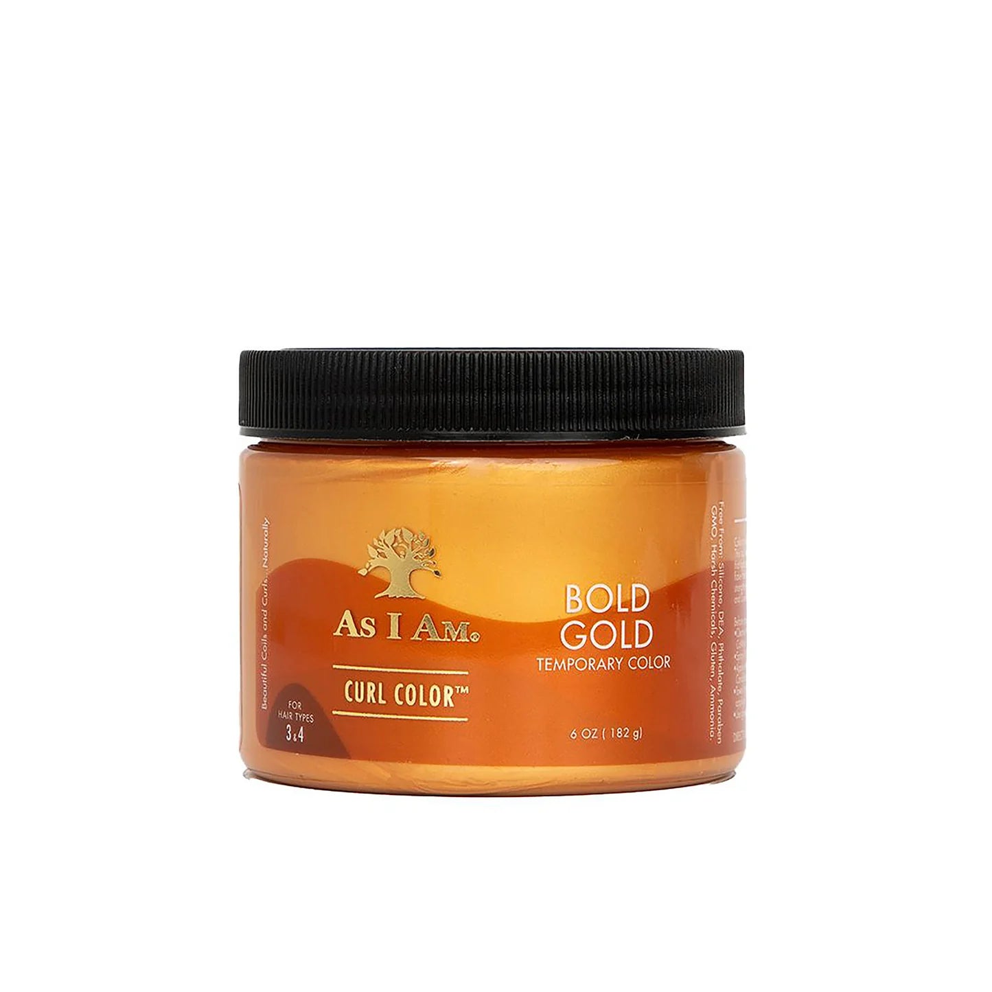 Gelée Colorante Temporaire As I Am Curl Color – Bold Gold (182 g)