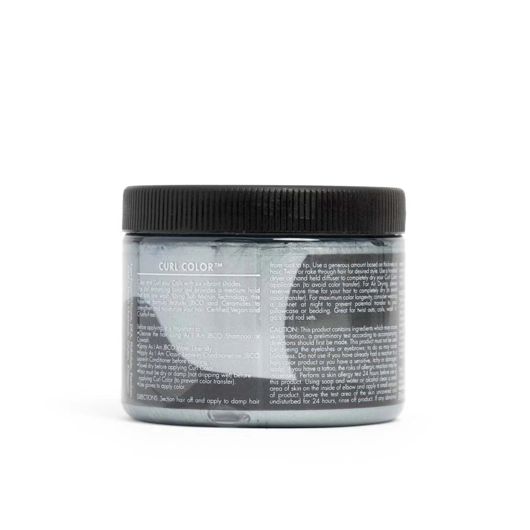 Gelée Colorante Temporaire As I Am Curl Color – Sassy Silver (182 g)