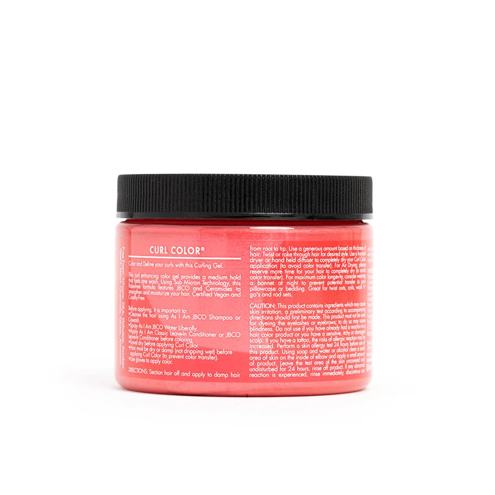 Gelée Colorante Temporaire As I Am Curl Color – Flamingo Pink (182 g)
