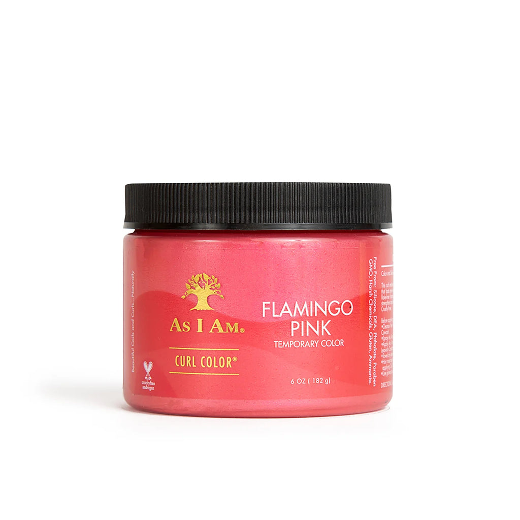 Gelée Colorante Temporaire As I Am Curl Color – Flamingo Pink (182 g)