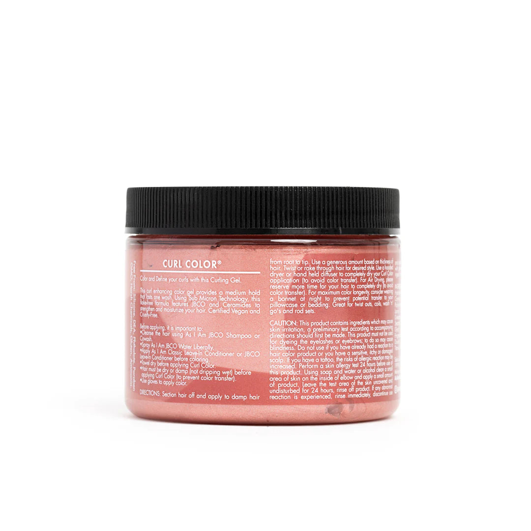 Gelée Colorante Temporaire As I Am Curl Color – Rose Gold (182 g)