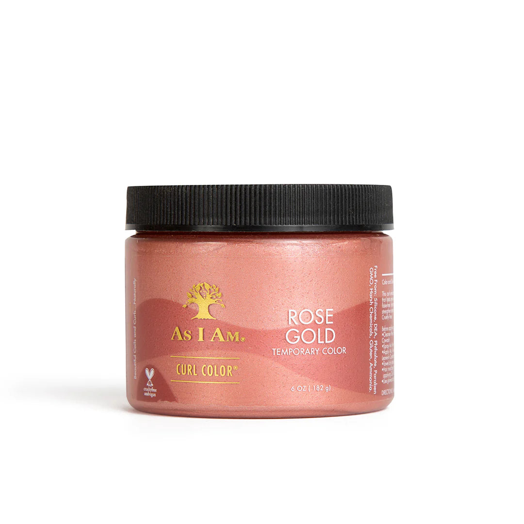 Gelée Colorante Temporaire As I Am Curl Color – Rose Gold (182 g)