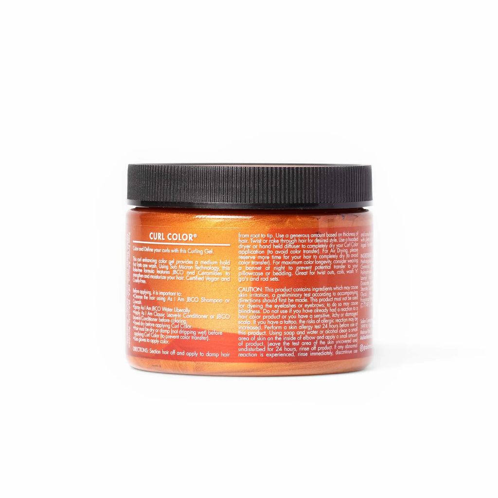 Gelée Colorante Temporaire As I Am Curl Color – Copper (182 g)