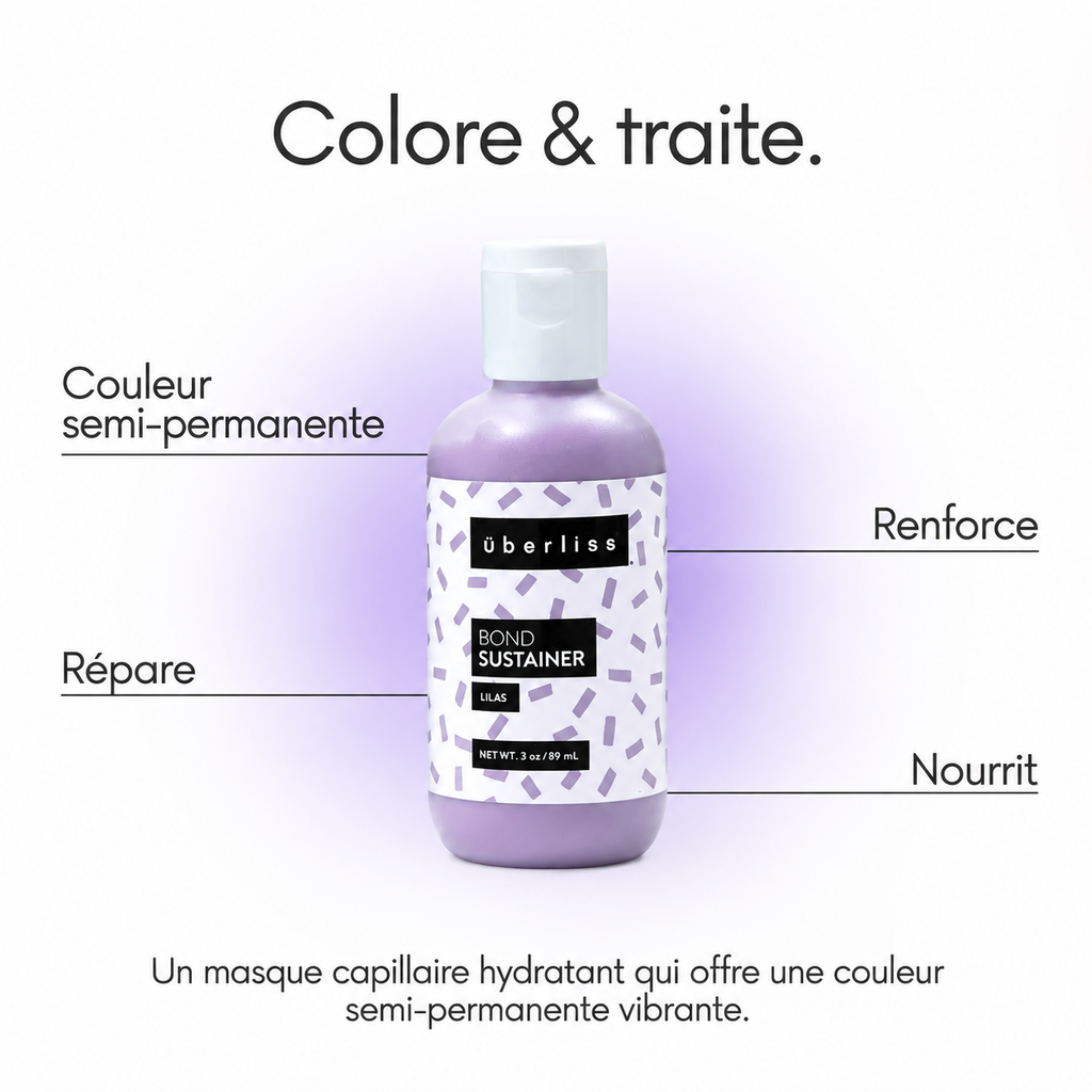 Coloration Semi-Permanente Uberliss Bond Sustainer – Lilac (89 ml)