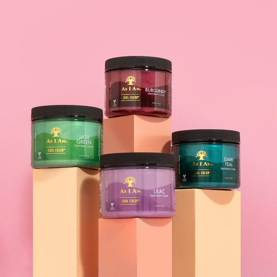Gelée Colorante Temporaire As I Am Curl Color – Jade Green (182 g)