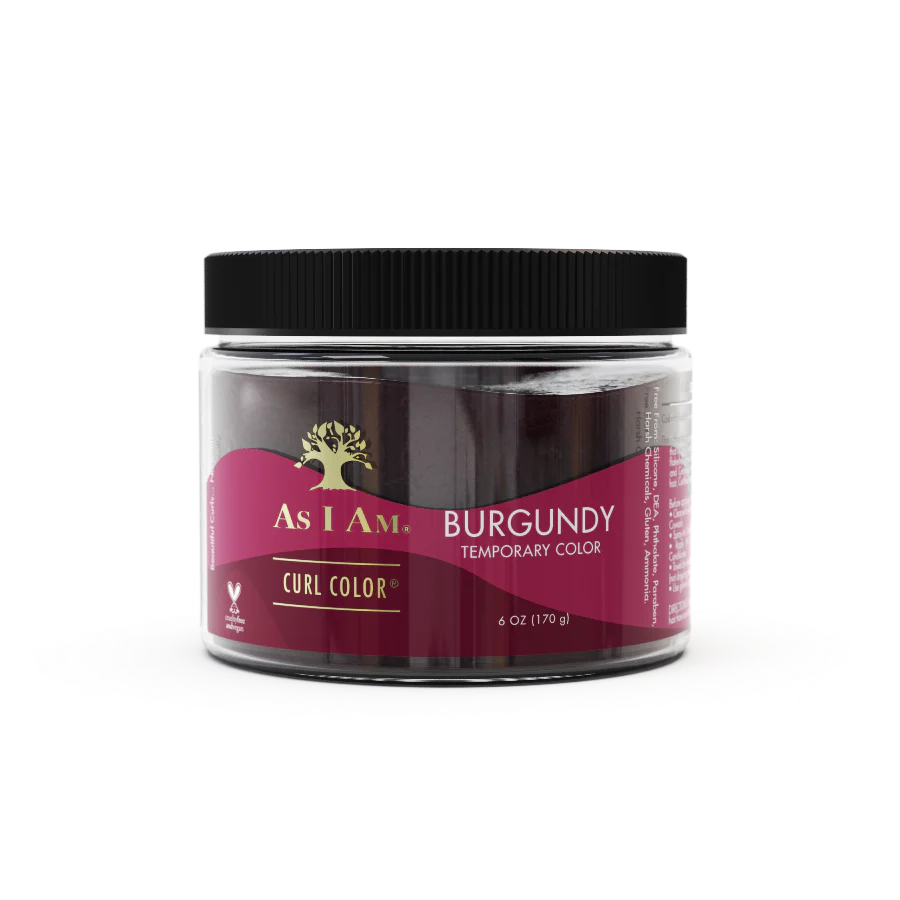 Gelée Colorante Temporaire As I Am Curl Color – Burgundy (170 g)