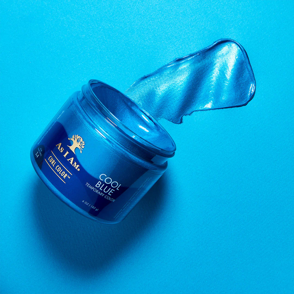 Gelée Colorante Temporaire As I Am Curl Color – Cool Blue (182 g)