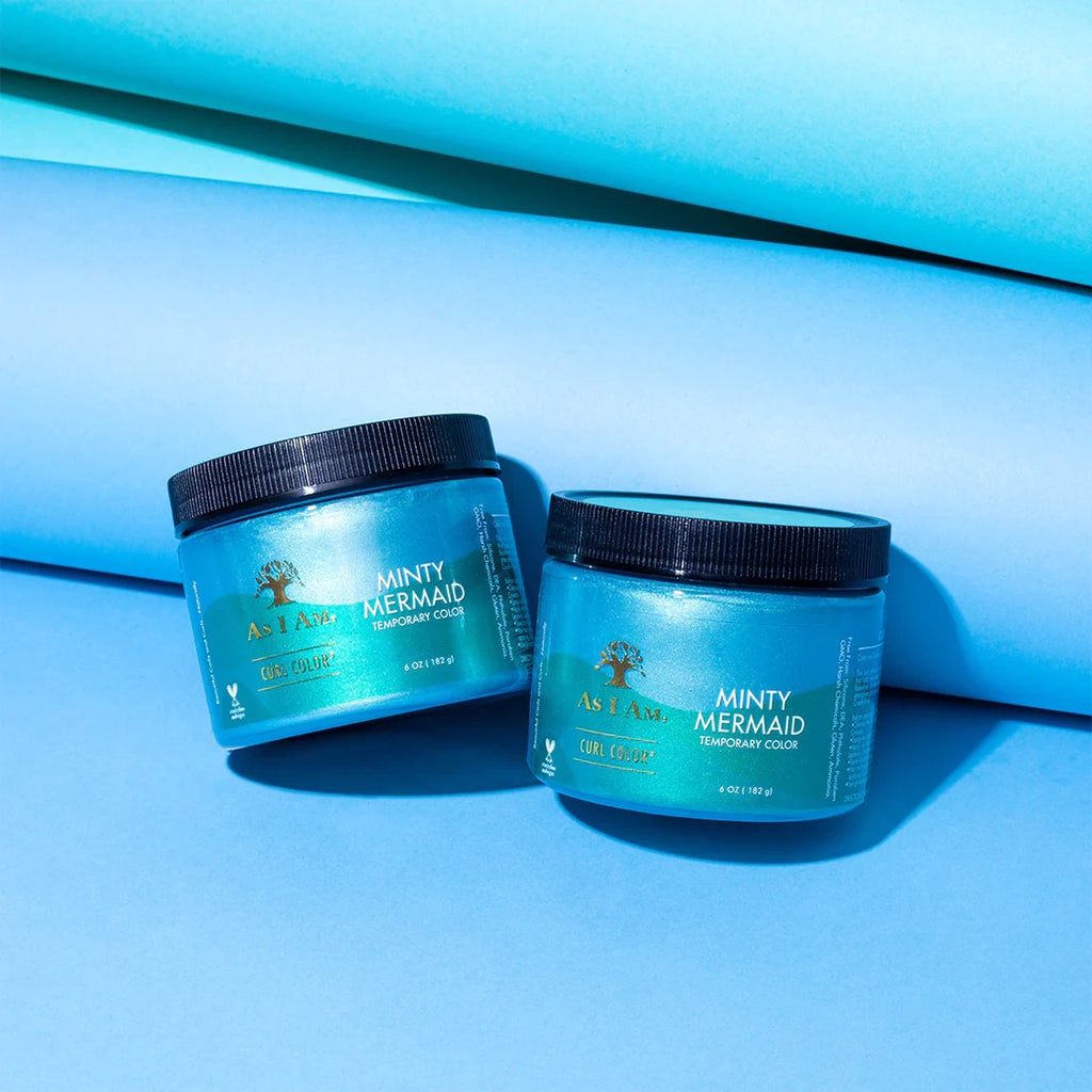 Gelée Colorante Temporaire As I Am Curl Color – Minty Mermaid (182 g)