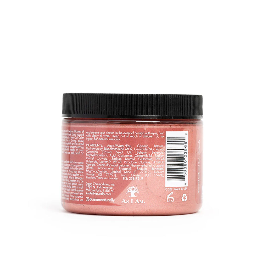 Gelée Colorante Temporaire As I Am Curl Color – Rose Gold (182 g)