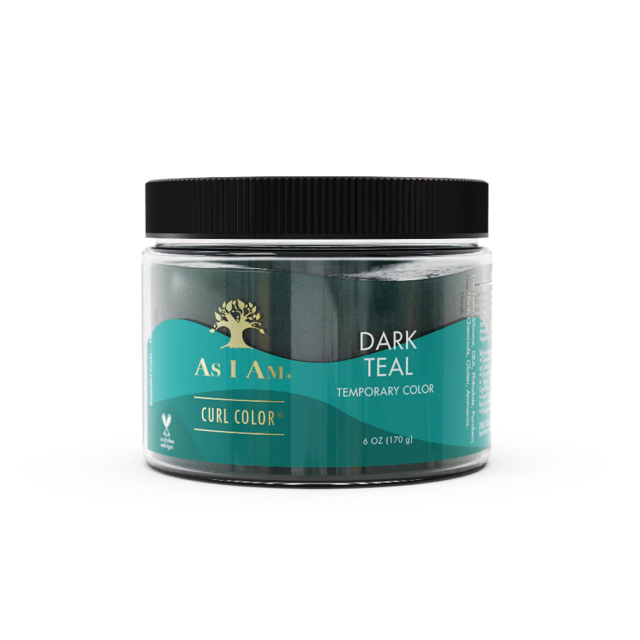 Gelée Colorante Temporaire As I Am Curl Color – Dark Teal (170 g)