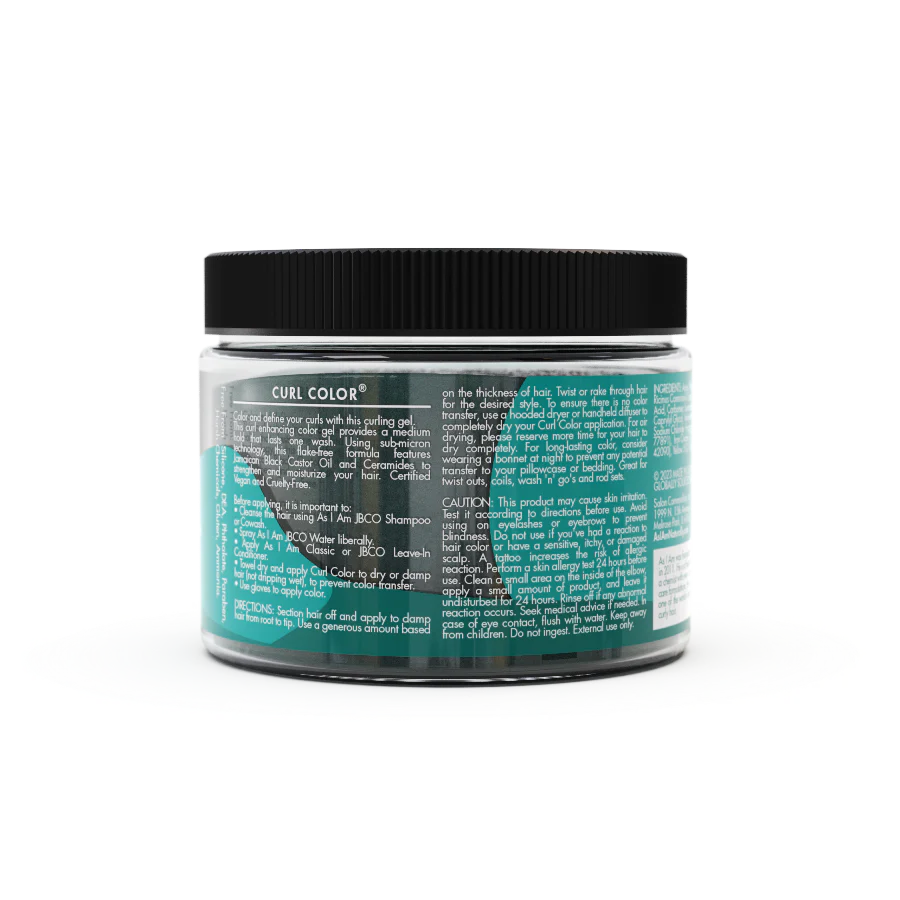 Gelée Colorante Temporaire As I Am Curl Color – Dark Teal (170 g)