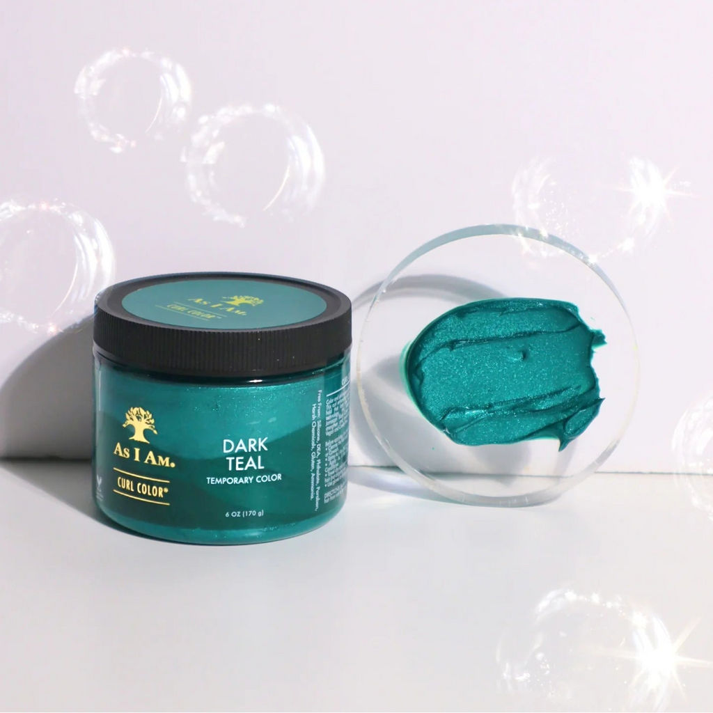 Gelée Colorante Temporaire As I Am Curl Color – Dark Teal (170 g)