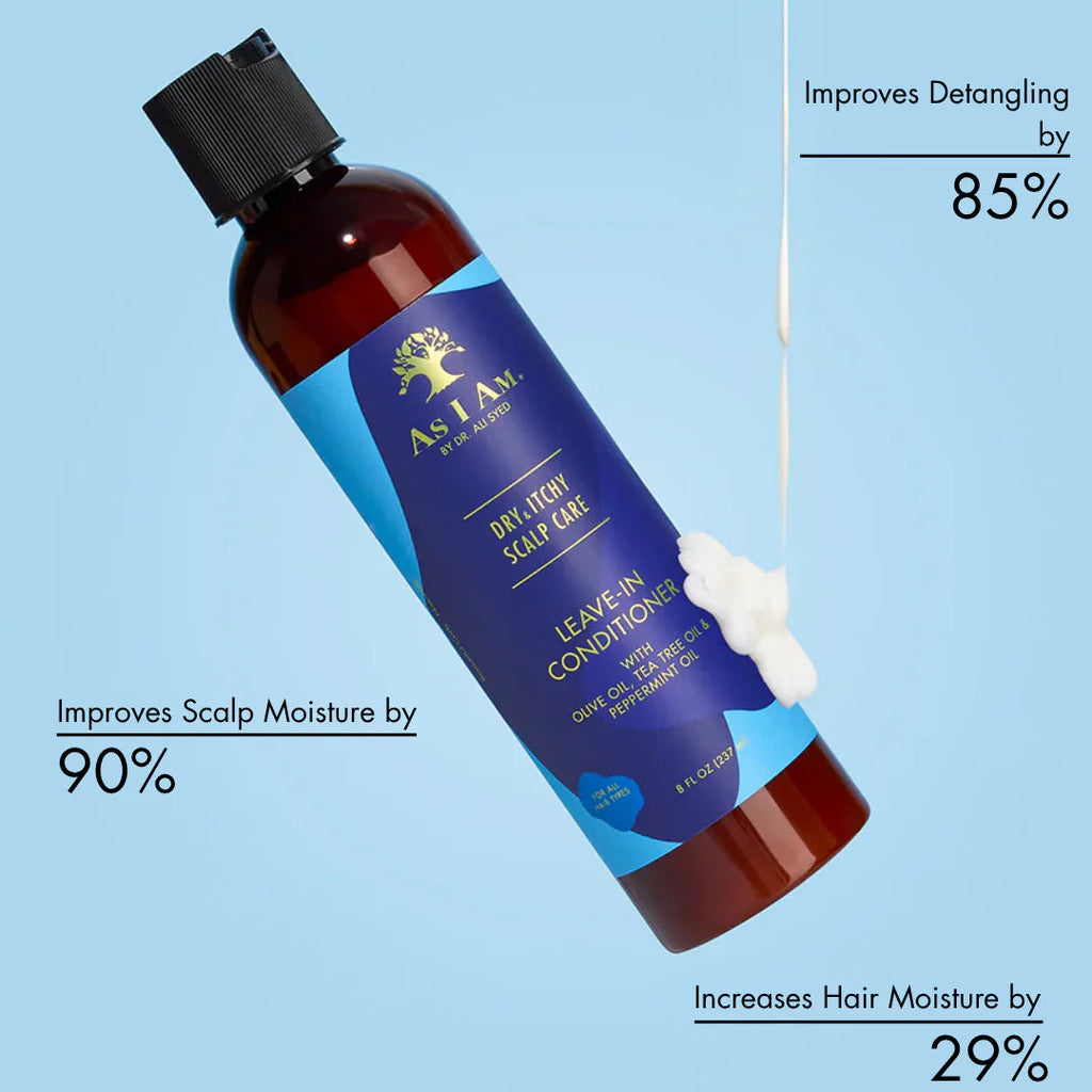 Soin Sans Rinçage As I Am Dry & Itchy – Leave-In Conditioner (237 ml)