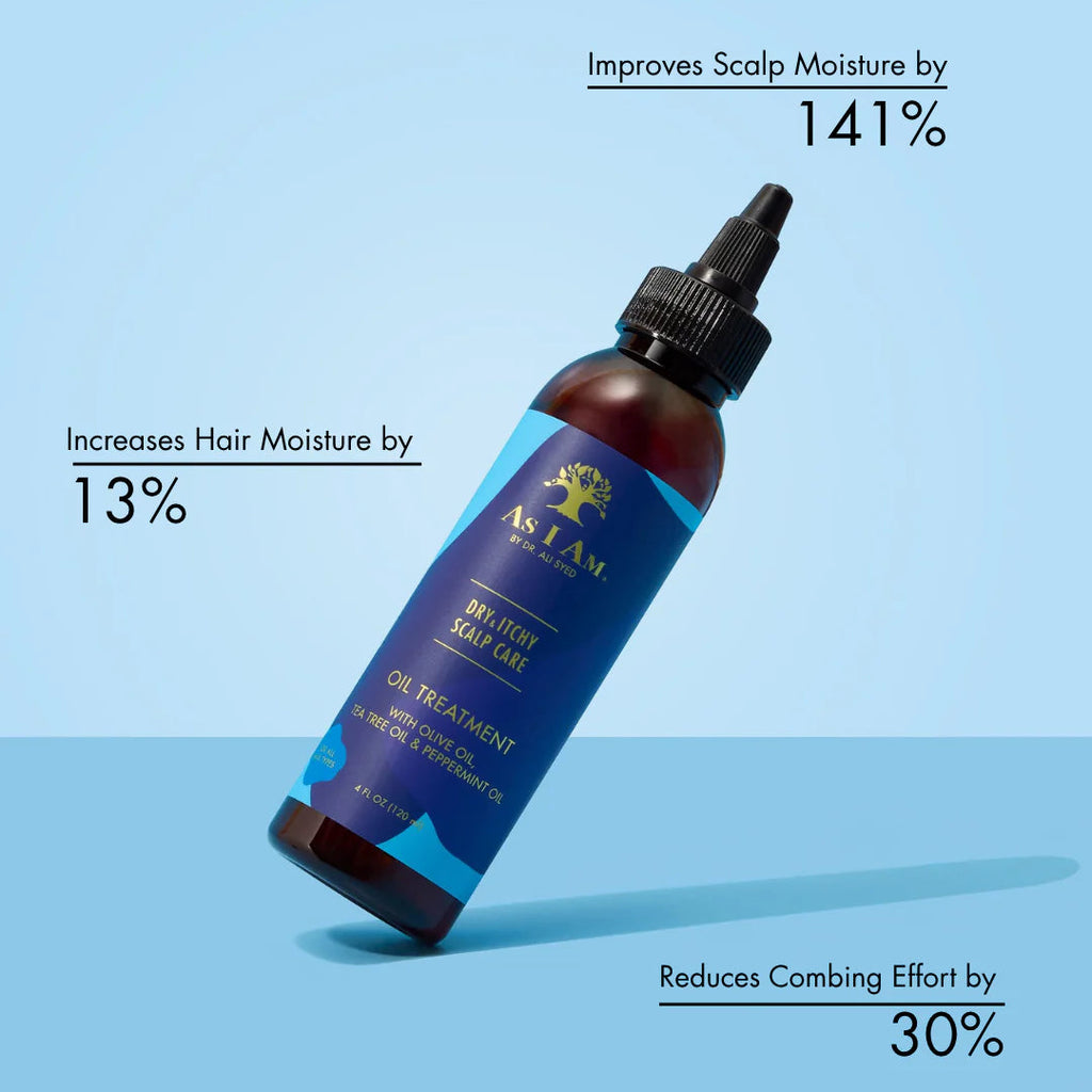 Huile Apaisante Traitante As I Am Dry & Itchy – Scalp Care Oil (120 ml)