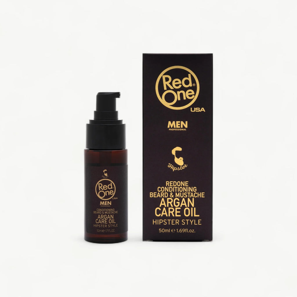 Huile à Barbe RedOne Argan – Hydratation & Douceur (50 ml)