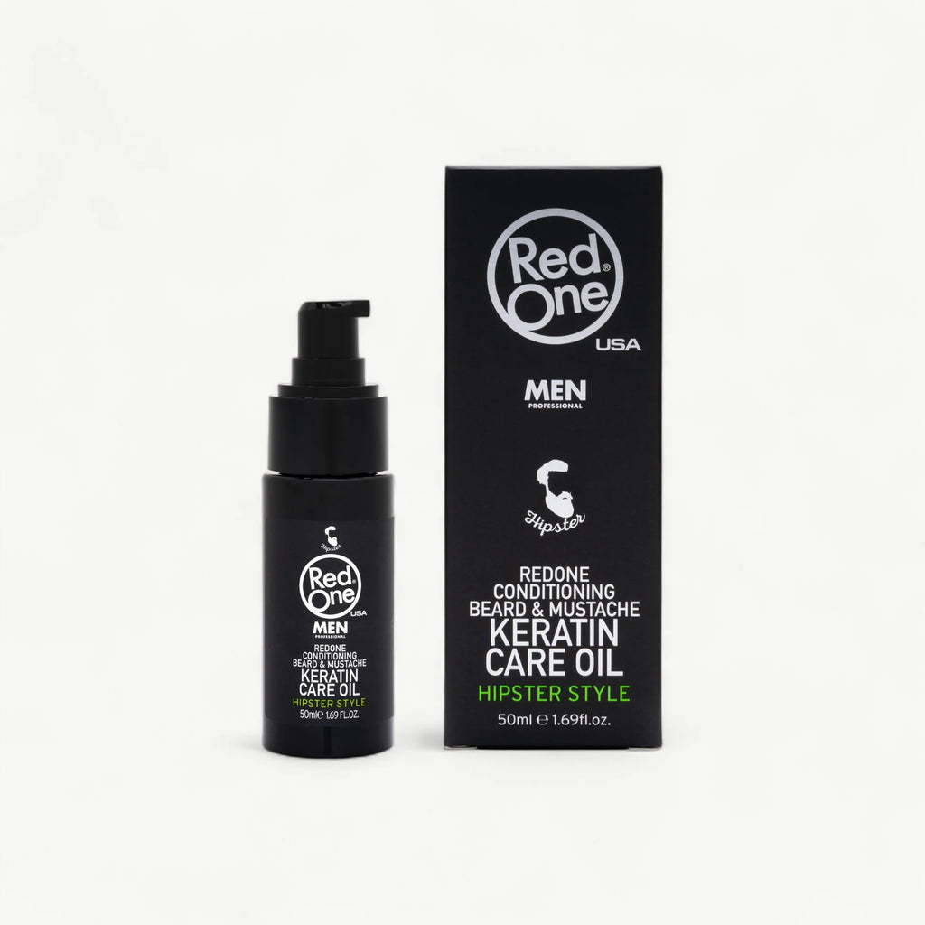 Huile à Barbe RedOne Kératine – Soin & Force (50 ml)