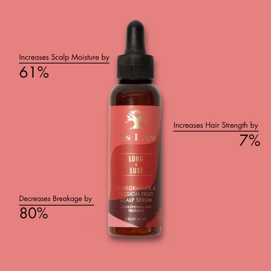 Sérum Activateur de Pousse As I Am Long & Luxe – Scalp Serum (60 ml)
