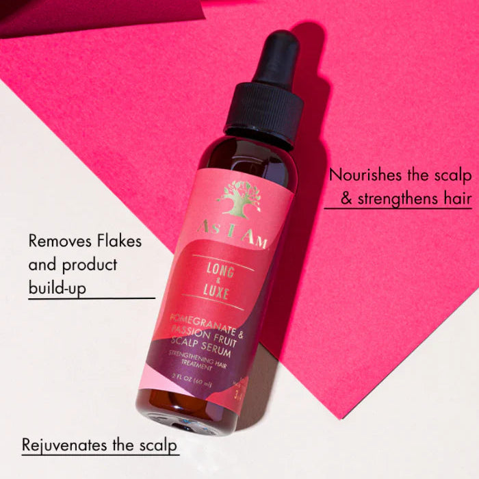 Sérum Activateur de Pousse As I Am Long & Luxe – Scalp Serum (60 ml)