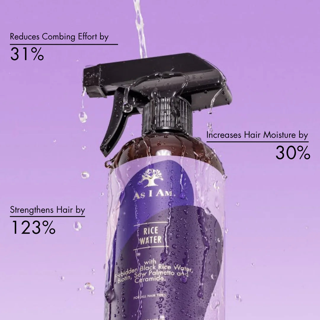 Eau de Riz As I Am Rice Water – Spray Fortifiant (473 ml)