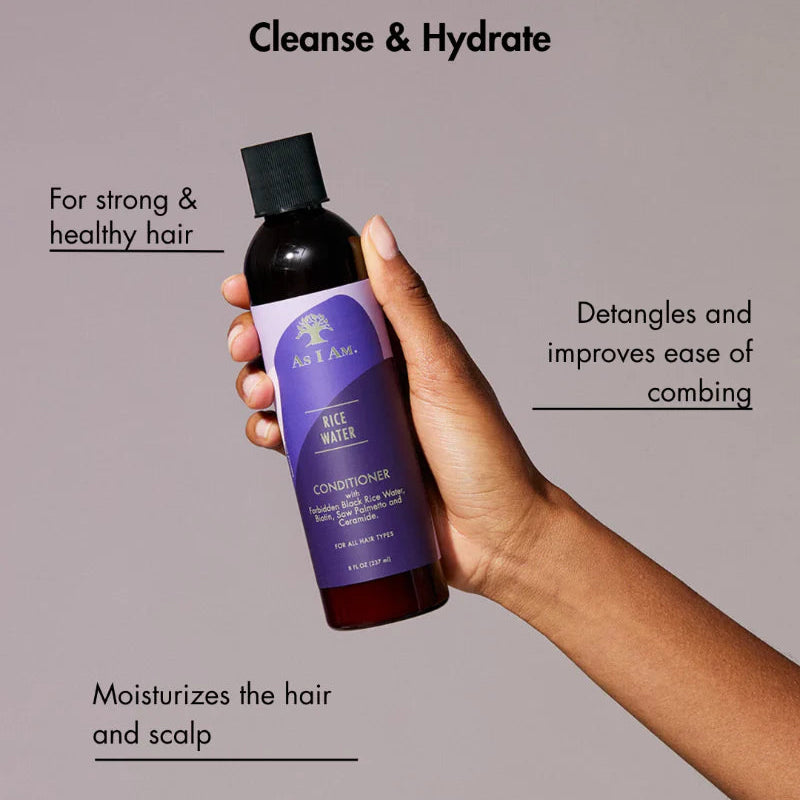 Après-Shampoing As I Am Rice Water – Conditioner (237 ml)