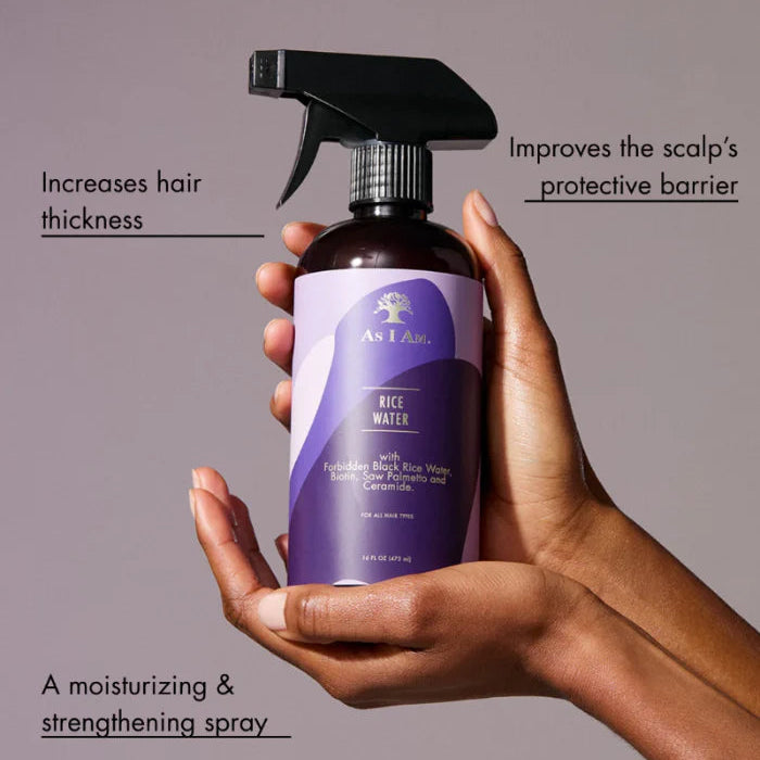 Eau de Riz As I Am Rice Water – Spray Fortifiant (473 ml)