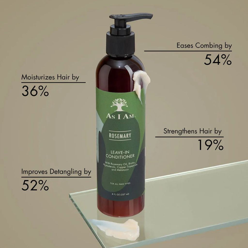 Soin Sans Rinçage As I Am Rosemary – Leave-In Conditioner (237 ml)
