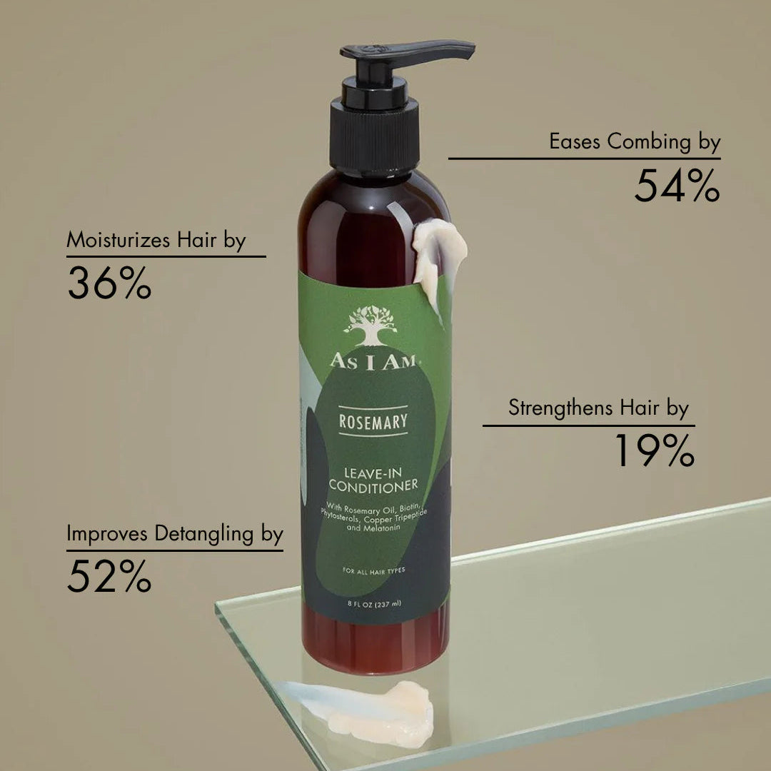 Soin Sans Rinçage As I Am Rosemary – Leave-In Conditioner (237 ml)