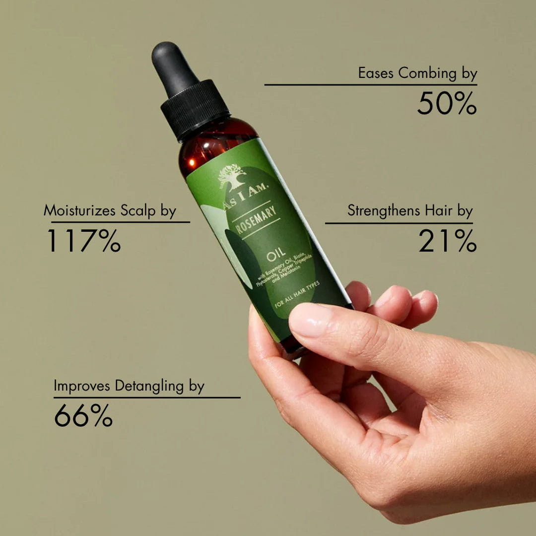Huile de Pousse As I Am Rosemary – Rosemary Oil (59 ml)