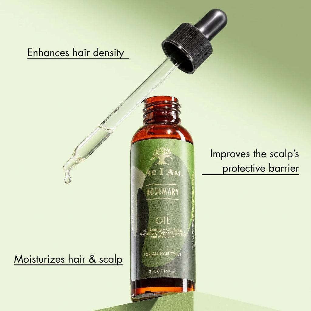 Huile de Pousse As I Am Rosemary – Rosemary Oil (59 ml)