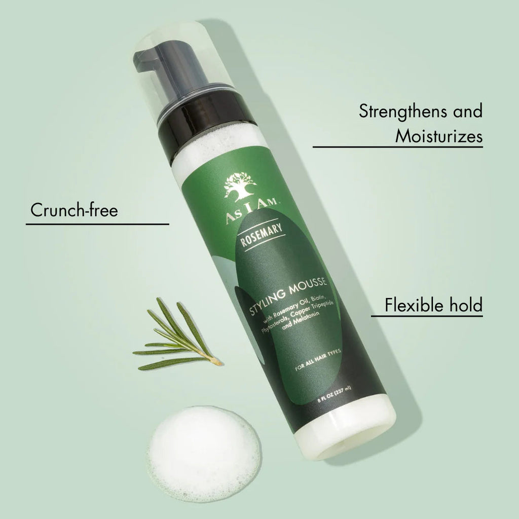 Mousse Coiffante As I Am Rosemary – Styling Mousse (237 ml)