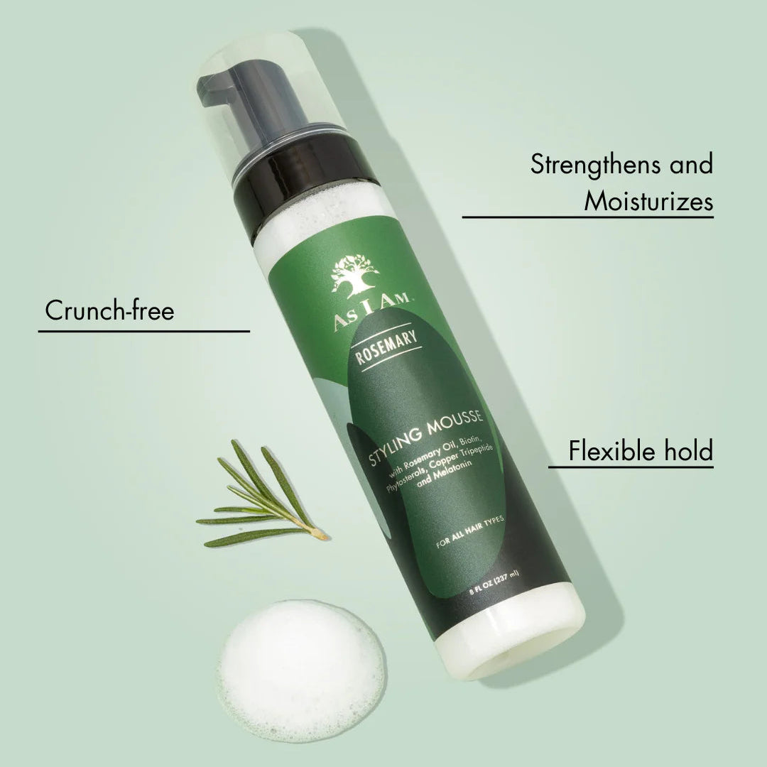 Mousse Coiffante As I Am Rosemary – Styling Mousse (237 ml)
