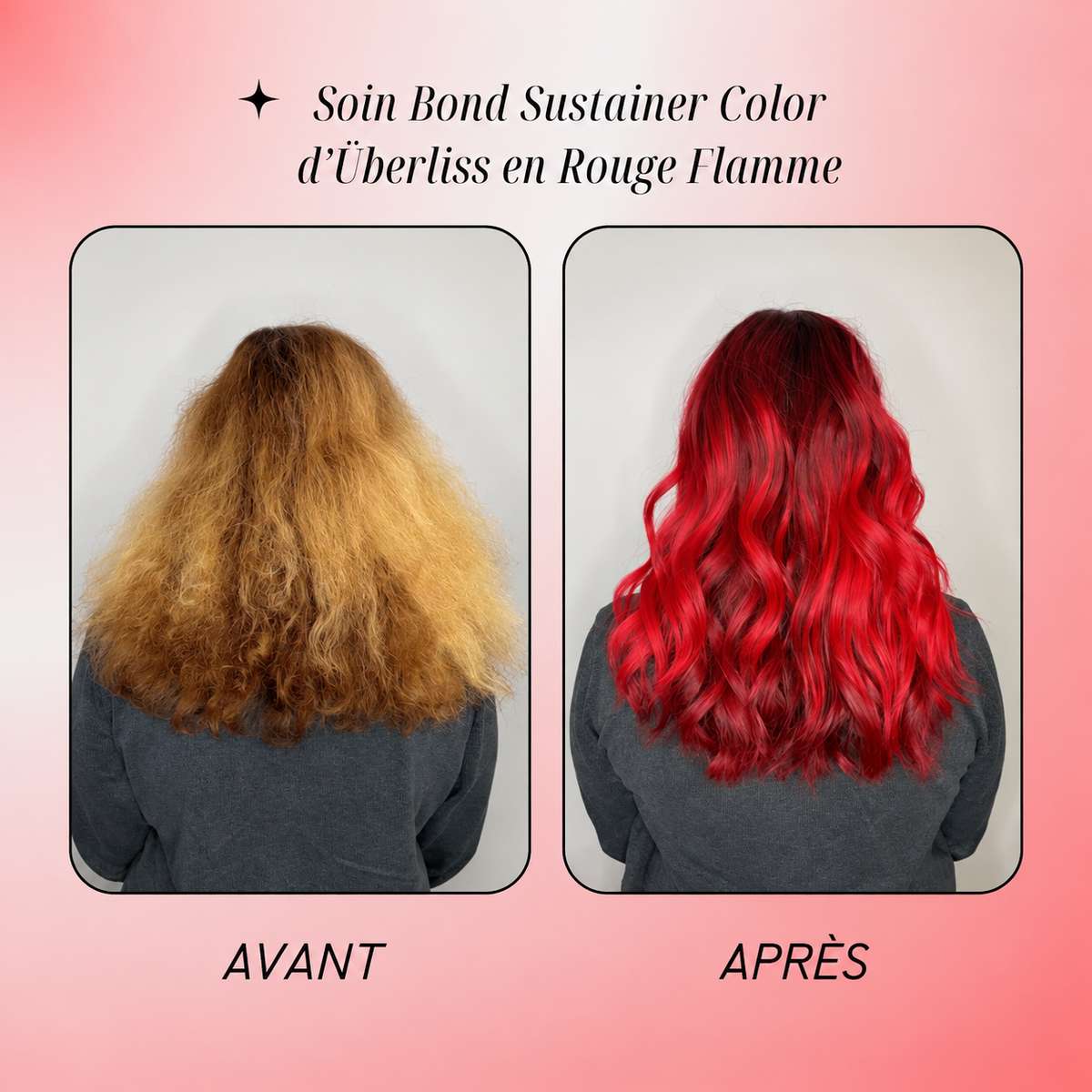 Coloration Semi-Permanente Uberliss Bond Sustainer – Red Flame (89 ml)