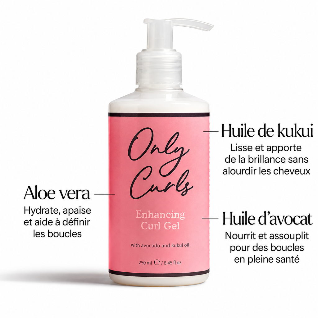 Gel Coiffant Définition Only Curls – Enhancing Curl Gel (250 ml)