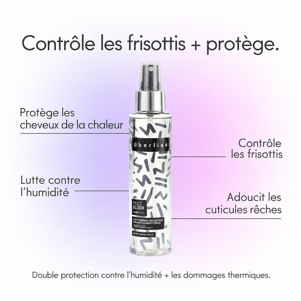 Spray Thermo-Protecteur Uberliss – Frizz Elixir (133 ml)