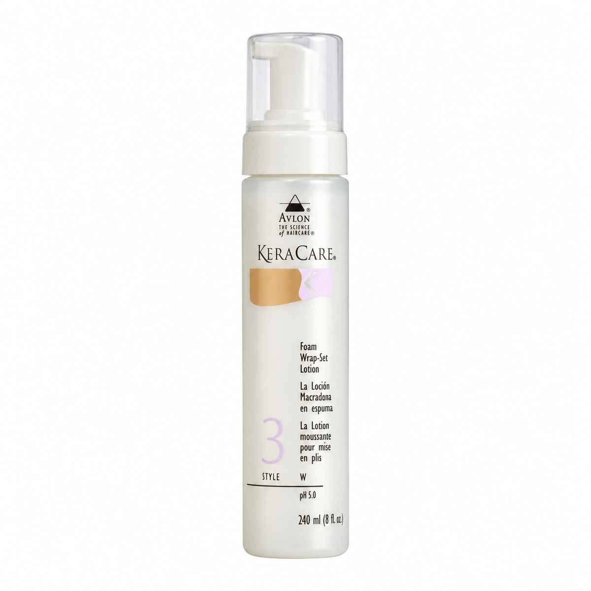 Mousse Coiffante Mise en Plis – KeraCare Foam Wrap-Set Lotion (240 ml)
