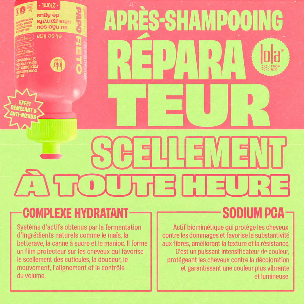 Après-Shampoing Lissant Lola from Rio – Papo Reto (270 ml)