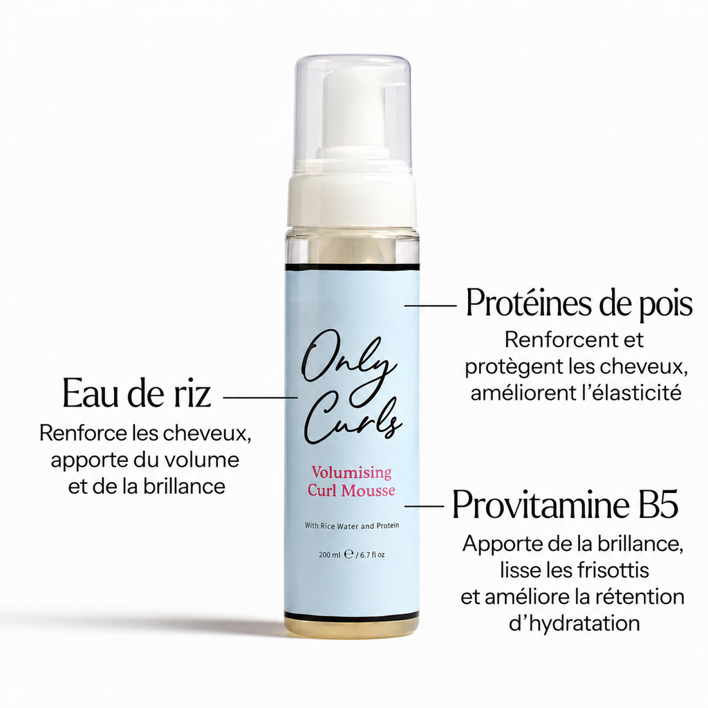Mousse Volumatrice Boucles Only Curls – Volumising Curl Mousse (200 ml)